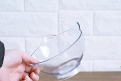Inclined Transparent Cat Ear Bowl