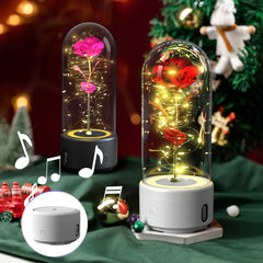 2-in-1 Rose LED Bluetooth Speaker
