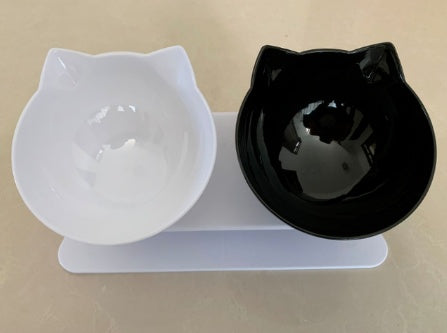 Inclined Transparent Cat Ear Bowl