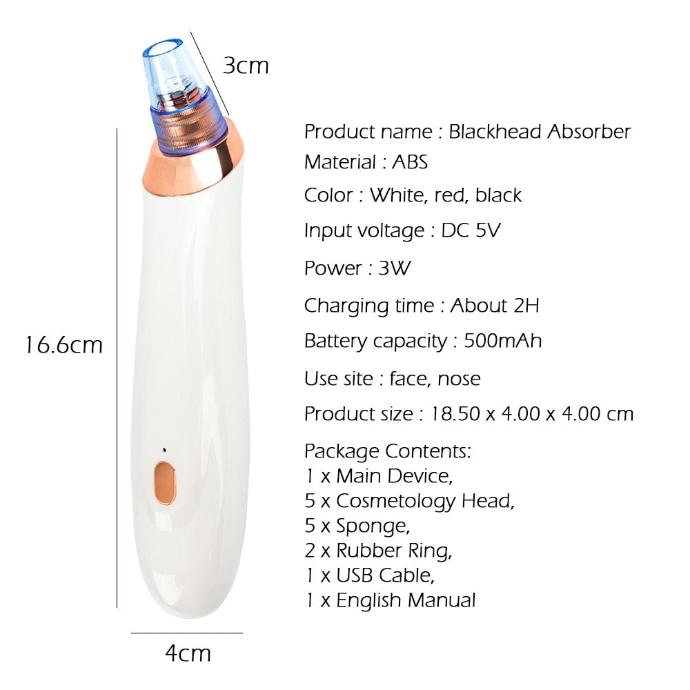 Electric Blackhead Remover Pore Cleaner