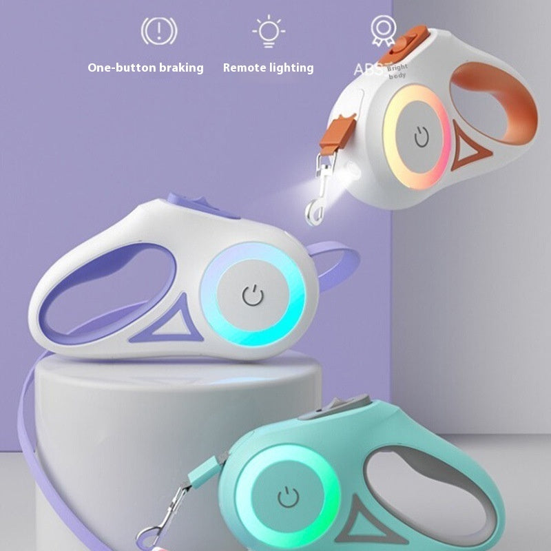 Retractable Dog Leash and Collar