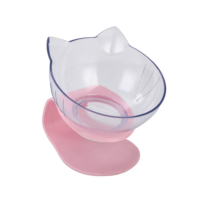 Inclined Transparent Cat Ear Bowl