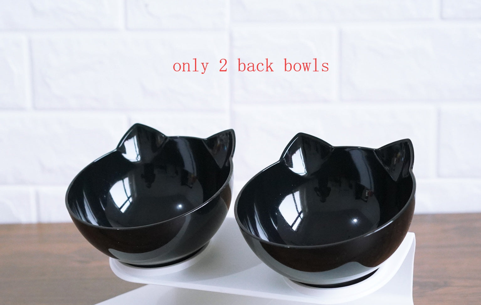 Inclined Transparent Cat Ear Bowl