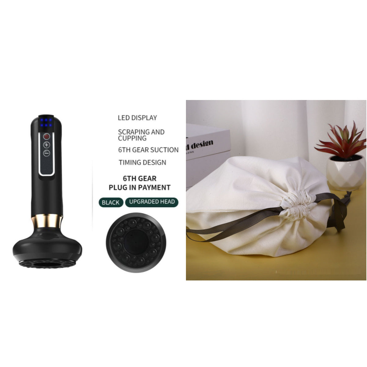 Electric Vacuum Cupping Anti-Cellulite Massager