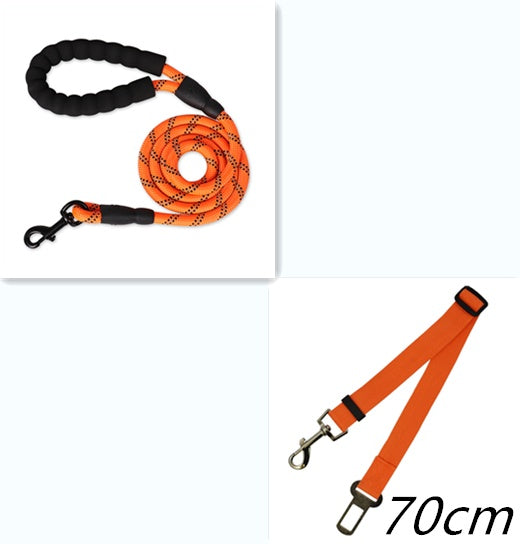 Reflective Nylon Dog Leash Rope