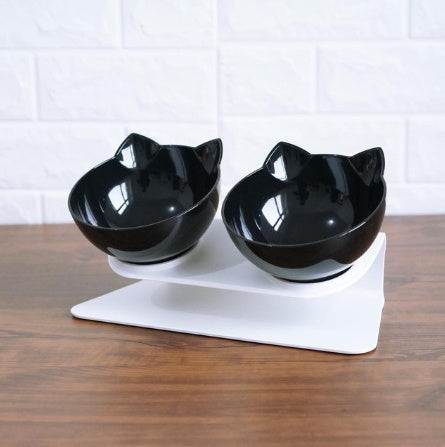 Inclined Transparent Cat Ear Bowl