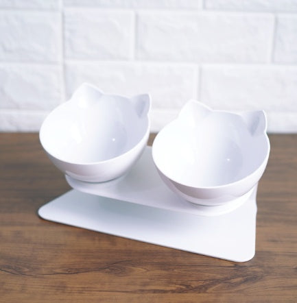 Inclined Transparent Cat Ear Bowl