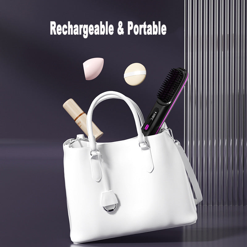2-in-1 Wireless Hair Straightener Comb