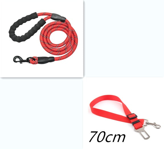 Reflective Nylon Dog Leash Rope