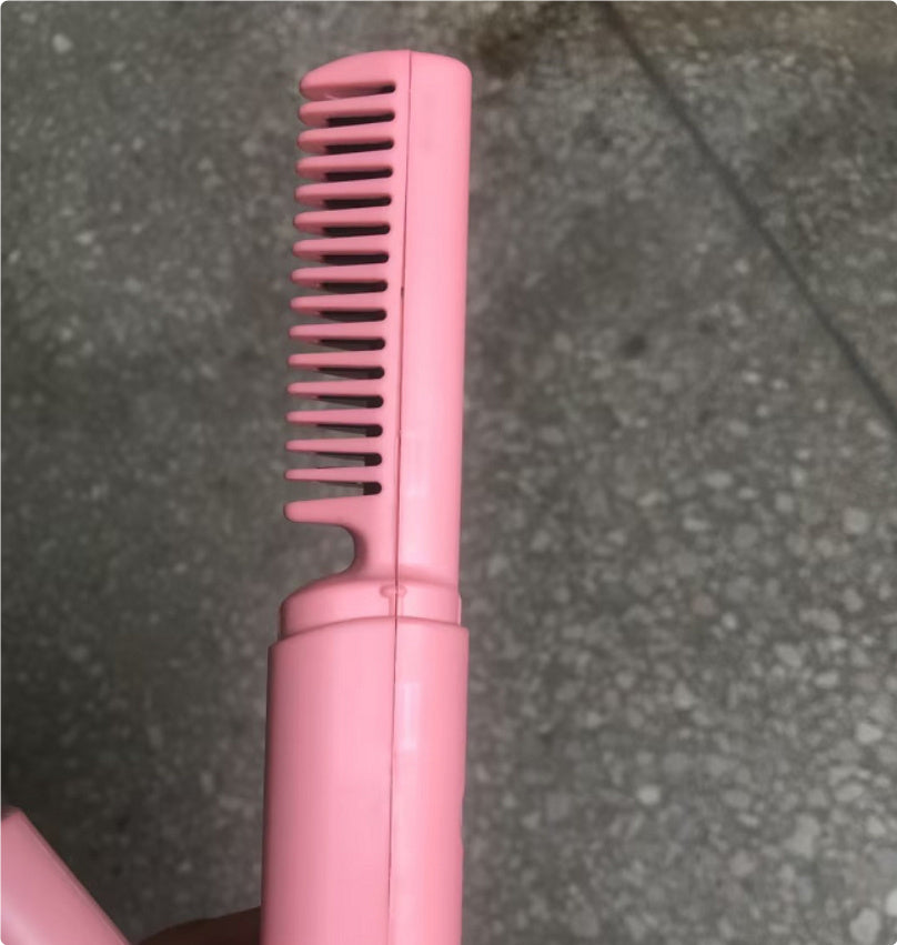 Wireless Hair Straightener and Curler Comb
