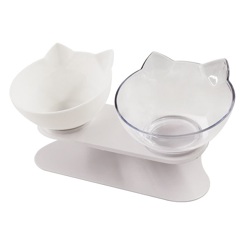 Inclined Transparent Cat Ear Bowl