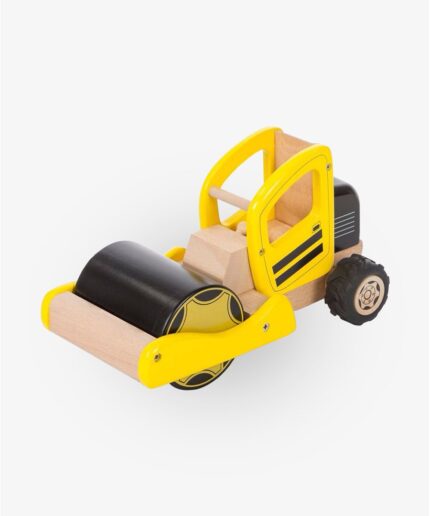 Wooden Road Roller Construction Toy